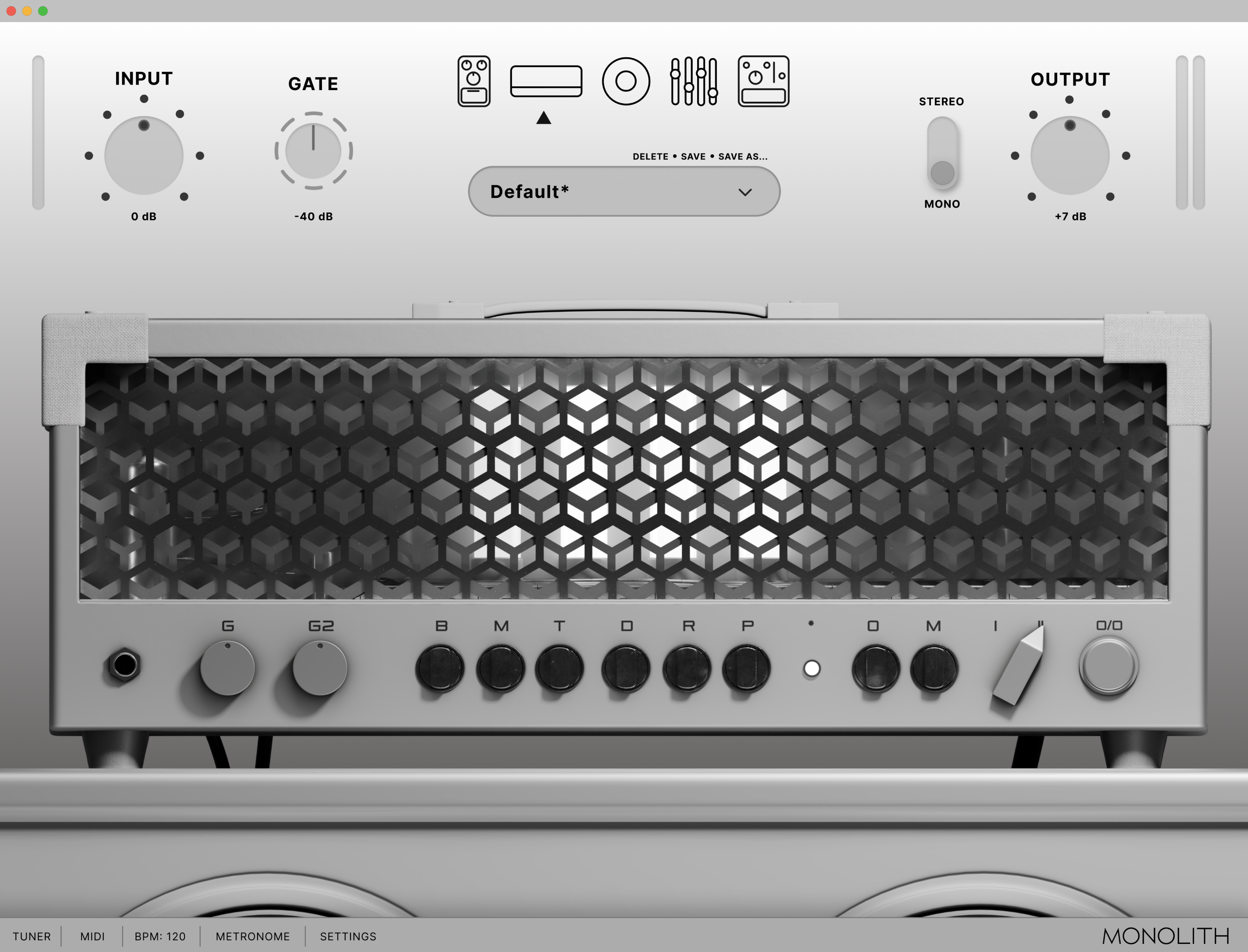 MONOLITH MODERN VST AMPLIFIER 3d 3d modeling ampdesign ampmodeling ampplugin ampsimulation au plugin audioplugin audiosoftware design graphic design guitarplugin illustration musicproduction productdesign ui vst vst plugin vst plugins