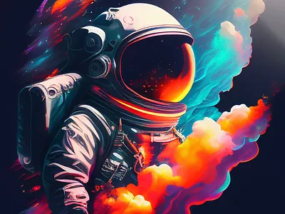 Cosmonaut design illustration ui ui design web web design