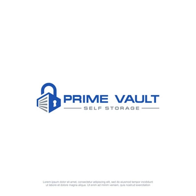 Prime Vault – Modern Minimal Logo Design for Finance & Security branding
