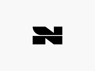 Net Direct letterform logo modern simple