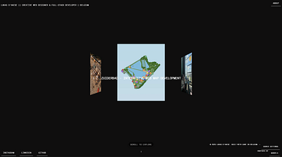Minimalist Black and White Portfolio | Lukas D'Haese blackwhite branding css graphic design html minimal portfolio ui uiux webdesign website