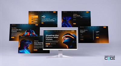 ProVision - VR Innovation Redefined brand identity branding design graphic design illustration logo logodesign ui ux vector