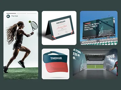 The Hub Brand Identity Design creative logo