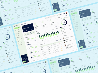 Fundify - Modern Financial Dashboard Design dashboard dashboard design figma finance finance banking finance management fintech dashboard fintech web app minimal design typography uiux web app