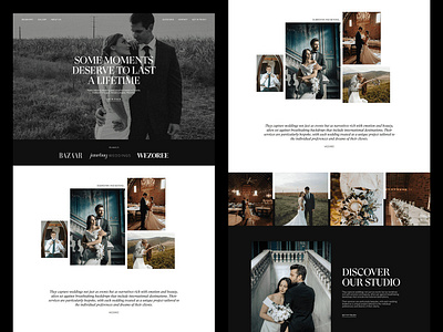 Wedding Photography Portfolio Website 3d animation design editorial elegant figma graphic design logo luxury minimal motion graphics photographer ui web design website website design
