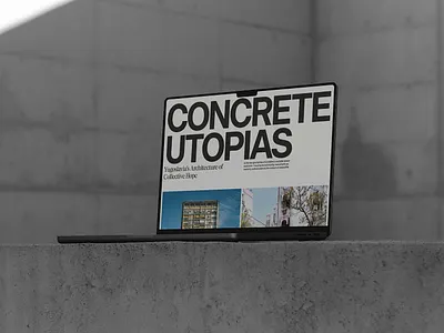 Yugoslavian Brutalism Framer Editorial Website 3d animation branding brutal design figma framer graphic design industry minimal motion graphics portfolio ui web design website website design