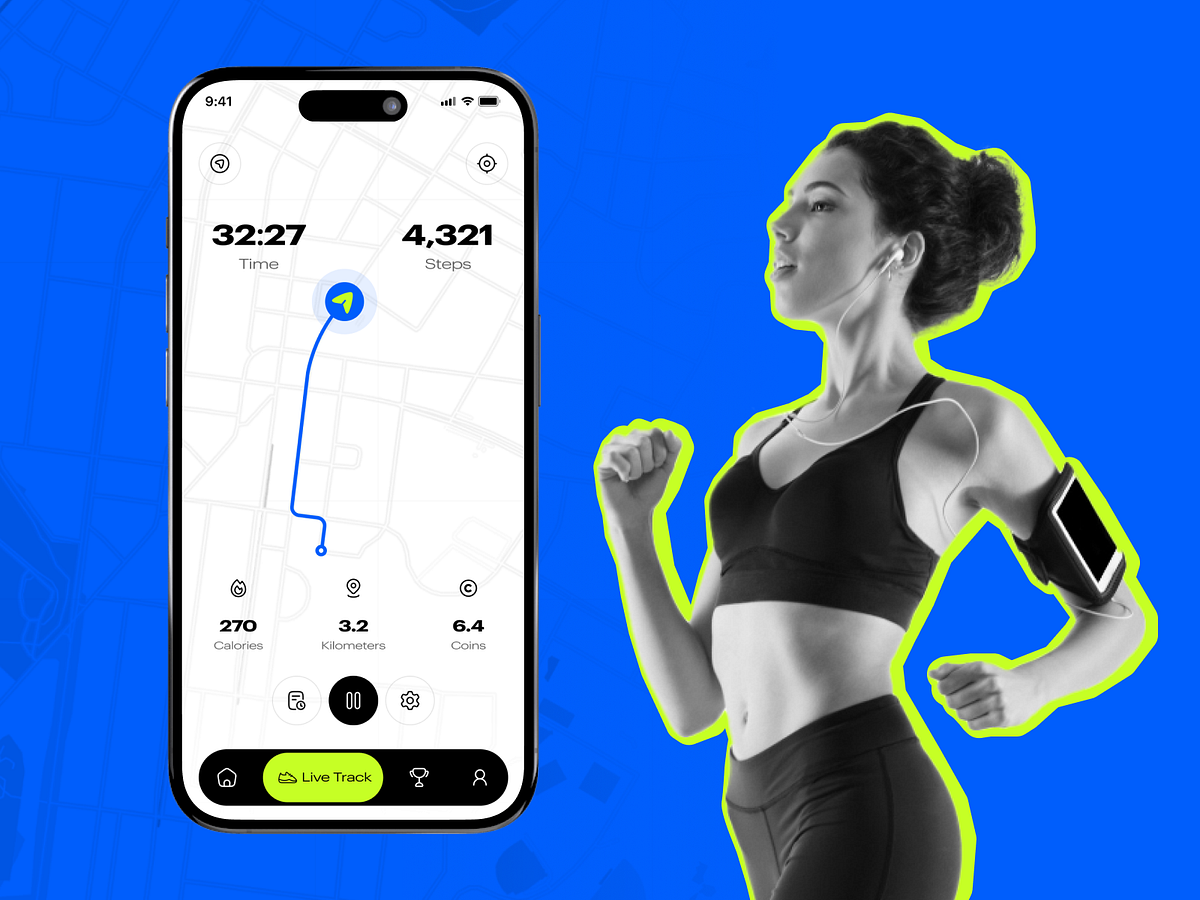 Fitness App Concept Image 1