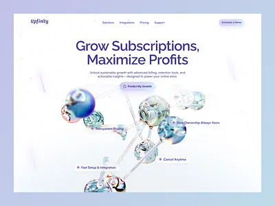 Upfinity - Website Deisgn best web design agency creative website design design agency finance finance landing page finance website fintech fintech landing page header design header website landing page modern website saas website subscription website tech website technology website ui ux web design