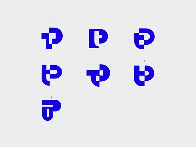 PT Monogram Exploration brand branding building business design letter logo mark minimal monogram negativespace pt simple tower