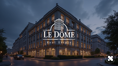LeDome branding design graphic design logo typography