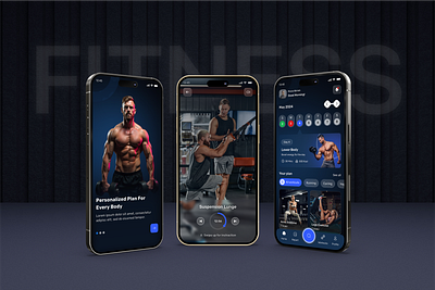 Fitness Mobile App Design daily activity exercise fitness fitness app fitness mobile app gym minimal mobile app mobile ui orypix product design sport tracker tracking app tracking gym workout app