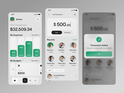 FinSmart – Personal Finance & Budget Tracker App budgettracker digitalwallet expensetracker financeapp fintechdesign moneymanagement personalfinance