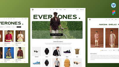 EVERONES – Modern E-commerce Fashion UI Design designinspiration