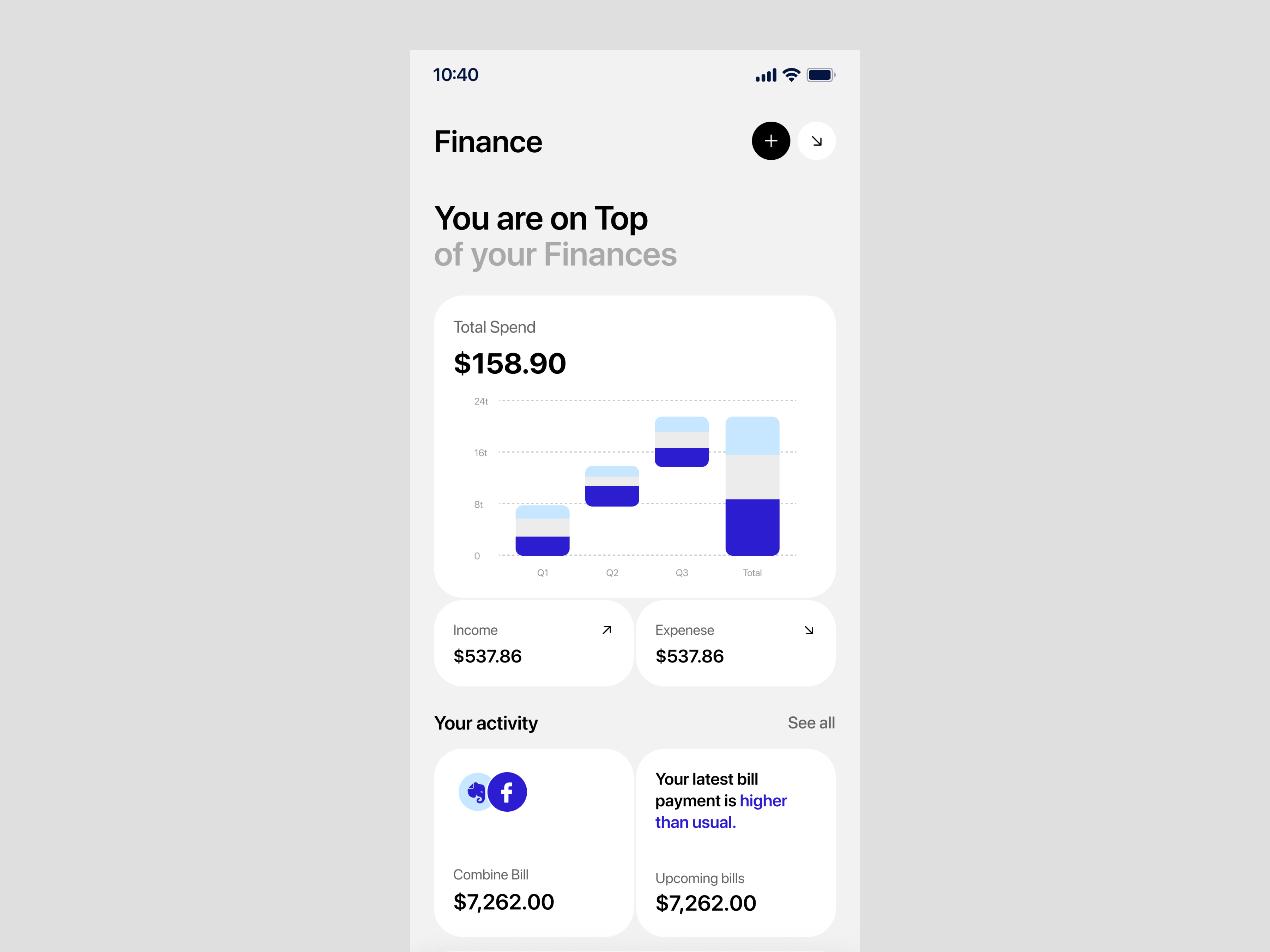 Fintech Mobile App Design ai ai billng ai finance ai payment app design expense manager expenses finance app fintech app ios app mobile app mobile app design mobile app ui payment payment app design product design ui wallet wallet app