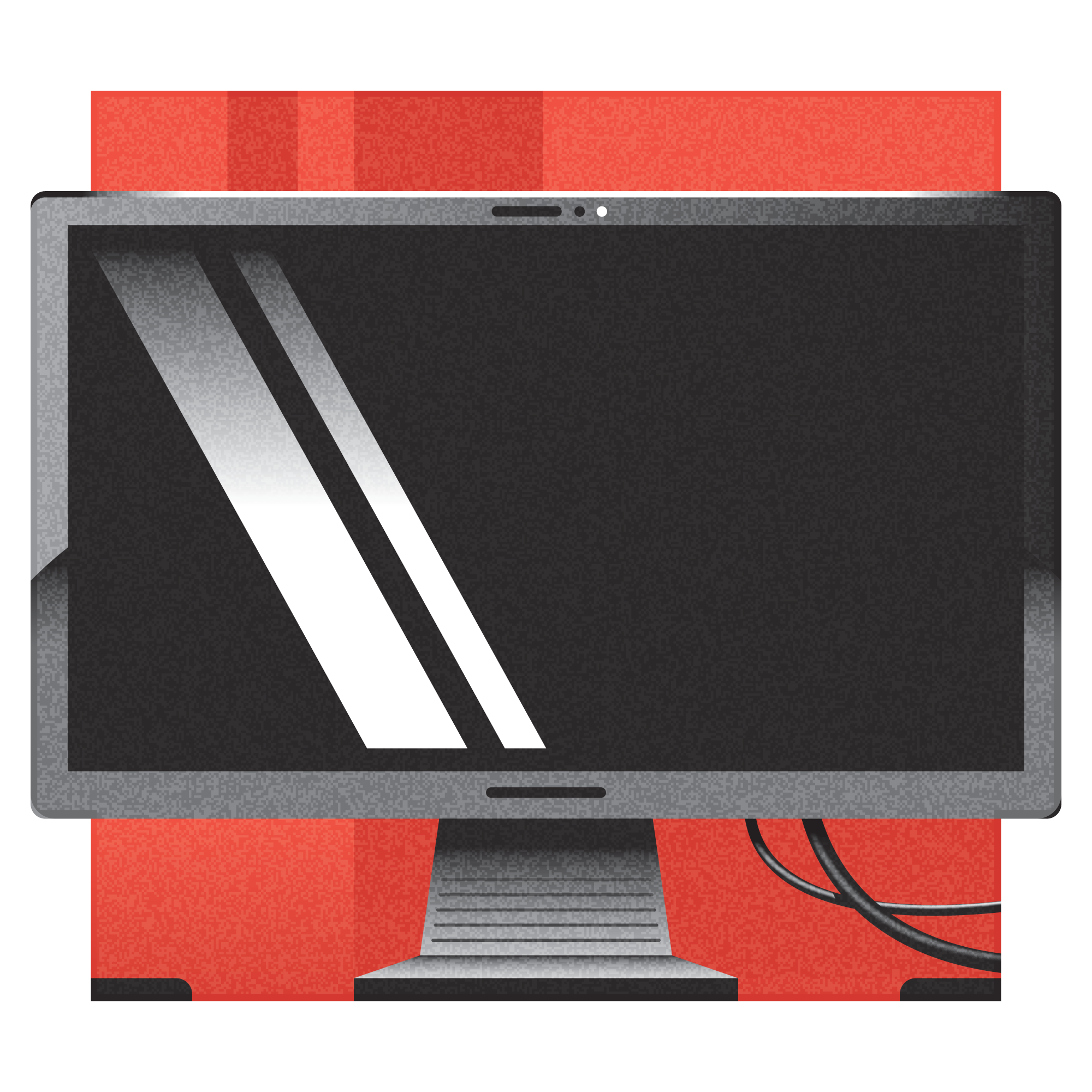 What's not in the box? (Which? Tech) illustration monitor screen tv