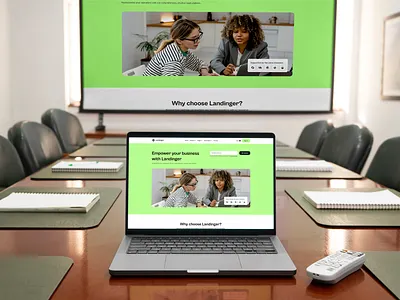 Turn Visitors into Customers with a Powerful Landing Page b2b finance landing saas software tech