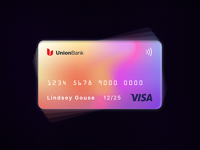 Card Design 3d card atm card bank card card design credit card debit card payment card ui