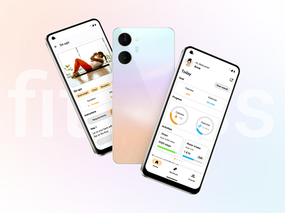Fitness App activity traker daily goals fitness app fitness app home screen fitness tracking health app home screen mobile app motivation product design progress tracker ui ui design wellness app