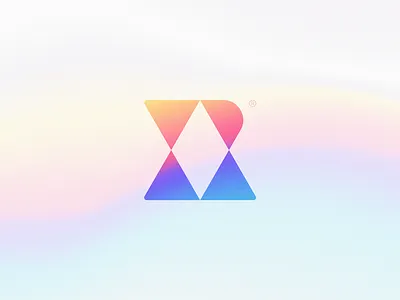 R + Box + Prism Logo Concept ai blockchain branding crypto exchange fintech gradient icon identity letter logo machine r tech token web3