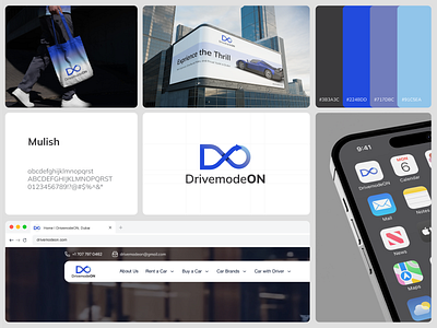 DrivemodeON — Logo & Branding Design branding brandstrategy design designportfolio drivemodeon graphicdesign logo logodesign productdesign ui uiux visualidentity