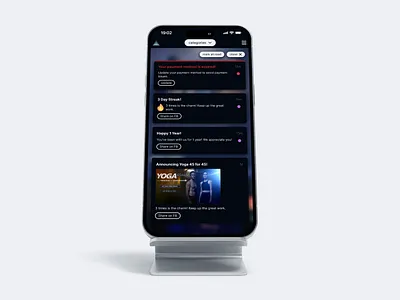 Inner Dimension TV - Mobile Design app app design inner dimension inner dimension tv landing page mobile ui ux web design web page yoga yoga app
