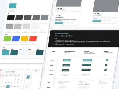 A Comprehensive Design System Showcase branding component library design library design system interaction design system ui typography ui design ux design