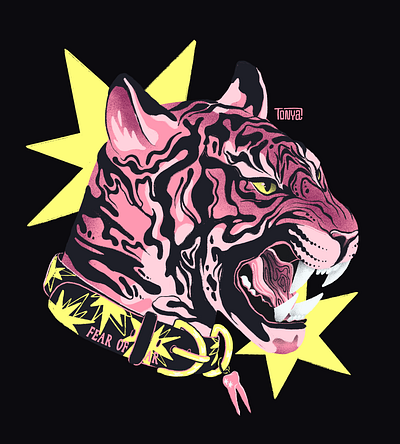 Fear of fear art branding color digital art graphic design illustration procreate visualart womenwhodraw