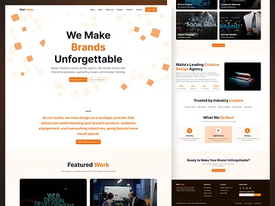 Creative Design Agency Website Landing Page ui ux design roadmap 2025