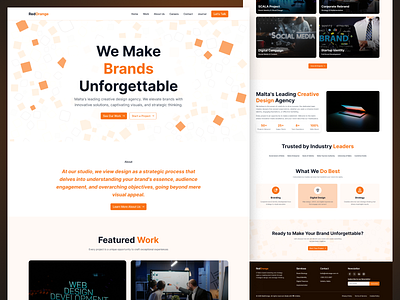 Creative Design Agency Website Landing Page ui ux design roadmap 2025