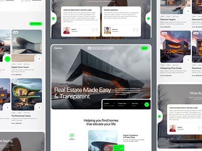 Real Estate Landing Page UI/UX Concept clean design design figma homepage interface landing page luxury real estate modern ui property listing property website real estate real estate landing page realestate responsive design template ui design ux design web web design website design