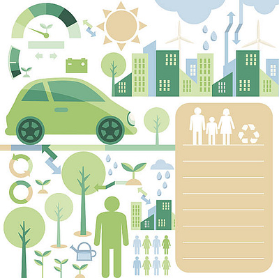 Ecocar stock illustration