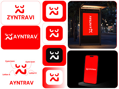 AYNTRAV — A Symbol of Smart Connection awareness balance bold confidence connection creativity dynamic energy expression flow forward human identity innovation minimal modern motion passion simplicity vision