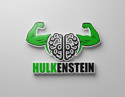 3D Hulkenstine 3d animation art branding effect graphic design logo motion graphics new unique