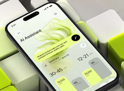 Cogno | FinTech/Analytics App | UI UX | ai tool analytics app application fintech modern ui product design saas ui