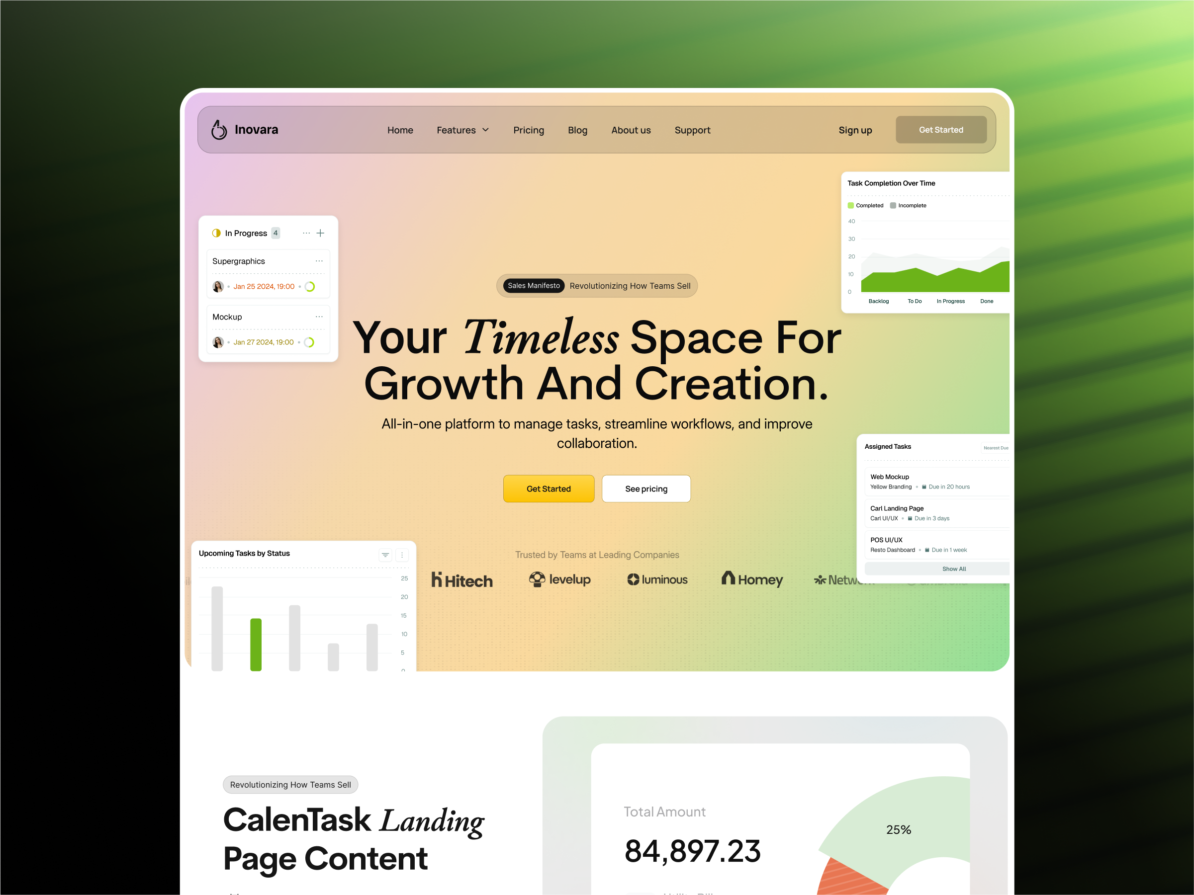 Example of Premium Custom Website Design