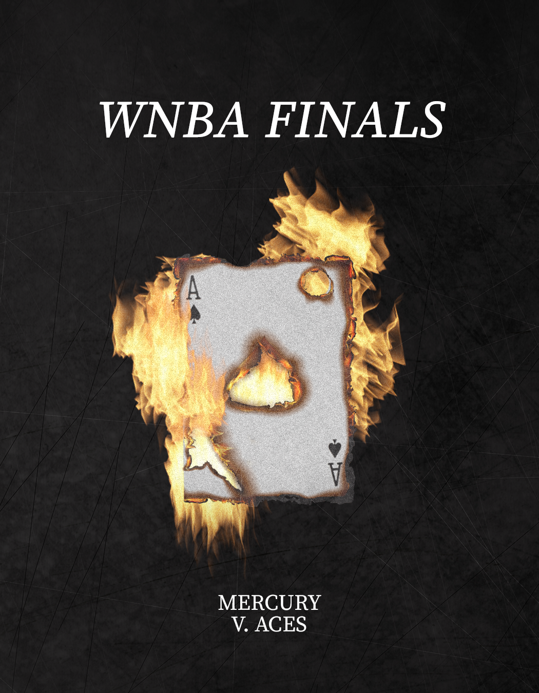 WNBA Finals Promo Graphic basketball graphic design photoshop wnba womens sports