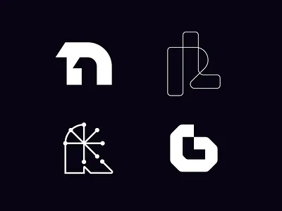 Lettermarks and monograms brand branding design elegant graphic design letter lettermark logo logo design logo designer logodesign logodesigner logotype minimalism minimalistic modern monogram