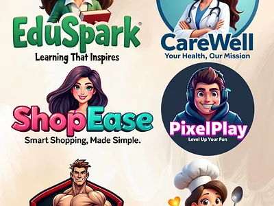 Custom Cartoon Portrait Logo cartoon logo logo