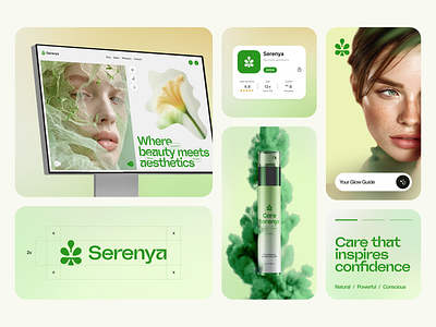 Beauty Branding: AI-Powered Personalized Care beauty branding beauty product brand identity branding concept logotype premium branding symbol