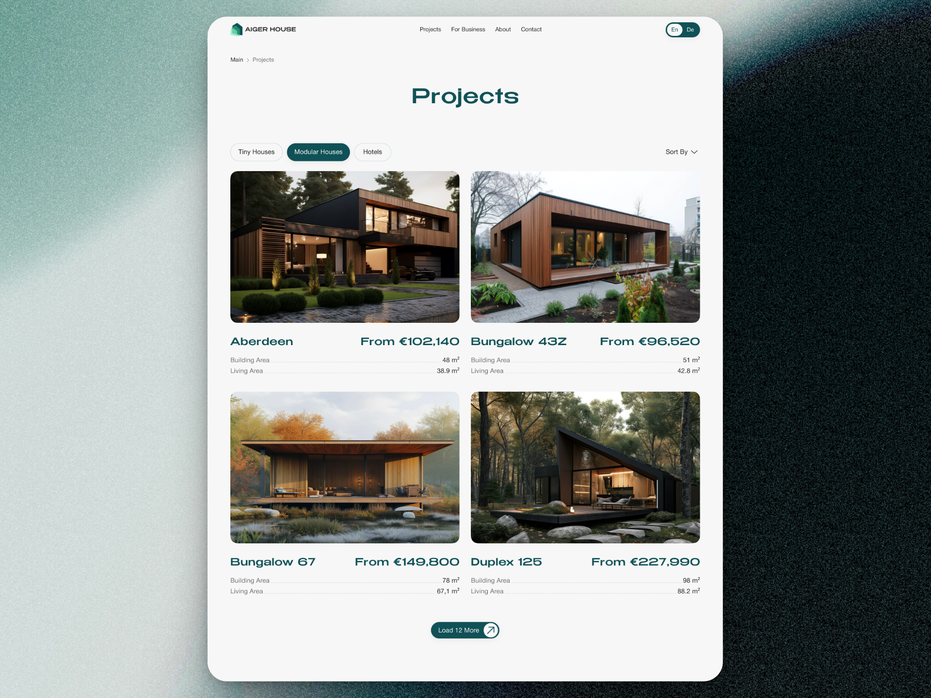 Example of Corporate Website Design Service
