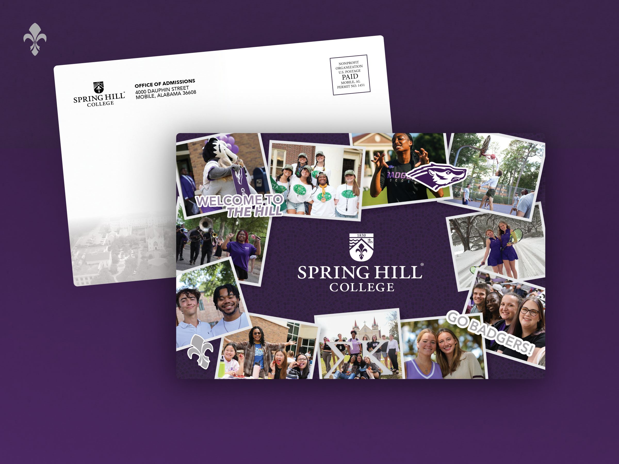 SHARP Admit Recruitment Collateral admissions piece alumni college content design graphic design higher education postcard print recruitment recruitment piece university