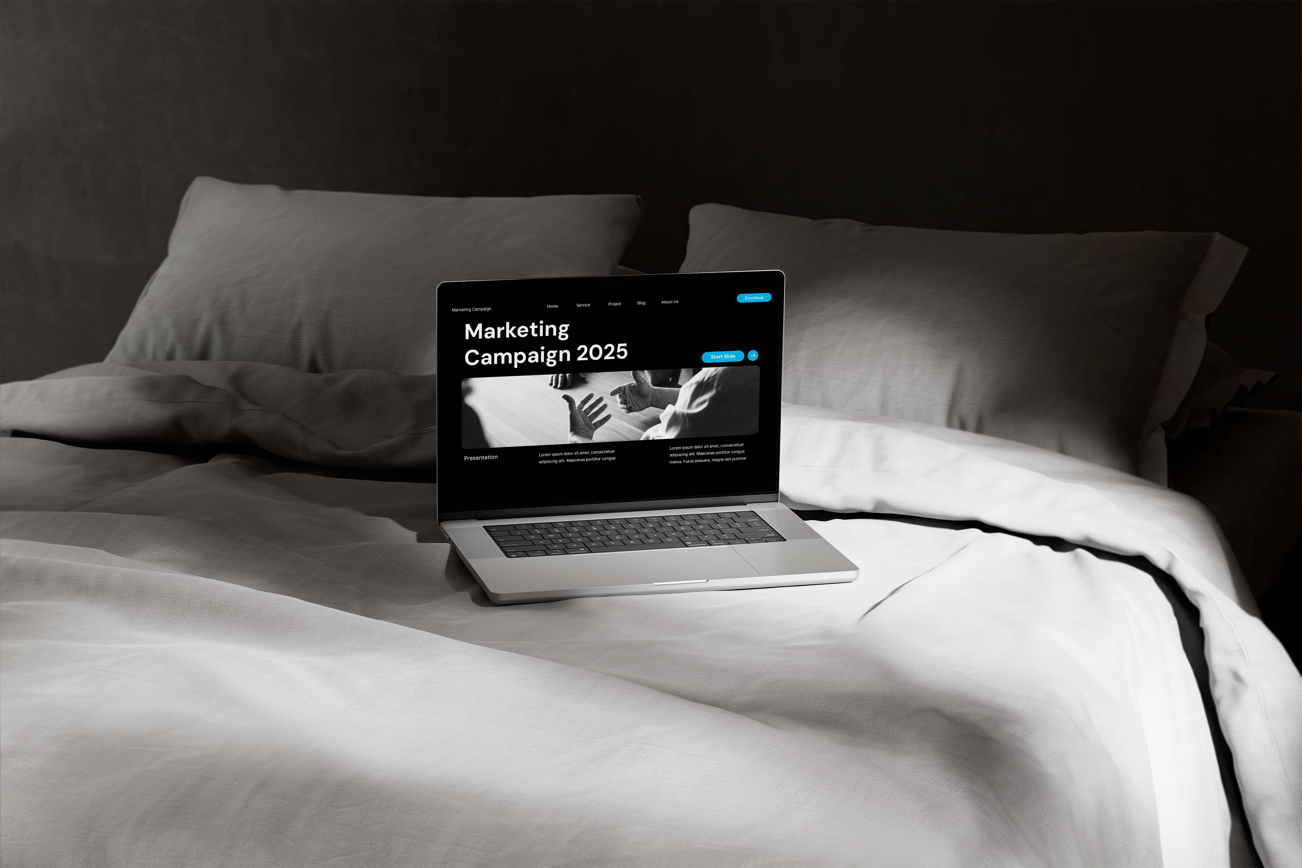 Marketing Campaign Minimalist Pitch Deck Presentation company
