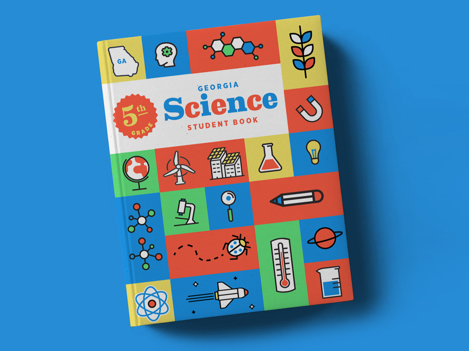 Science Textbook Design austin book design brand design branding contract designer freelance graphic design illustration typography