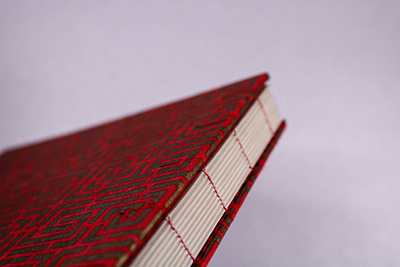 COPTIC STITCH UTILIZING LOCAL ART STORE PAPERS bookbinding