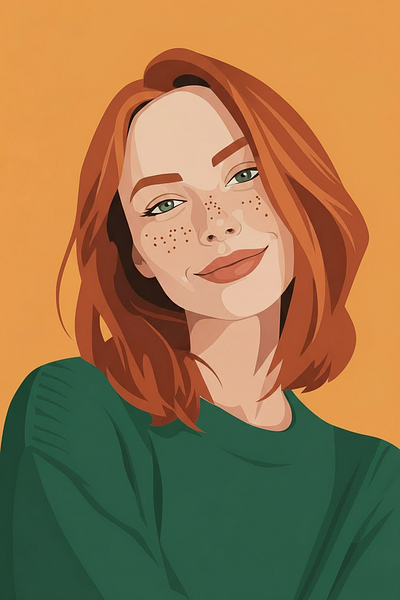 Vector Portrait 2d 3d animation app branding design graphic design illustration logo motion graphics ui vector