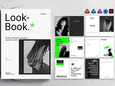 Lookbook Template lifestyle publication