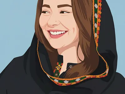 Pakistani Lady 3d animation app branding design graphic design illustration logo ui vector