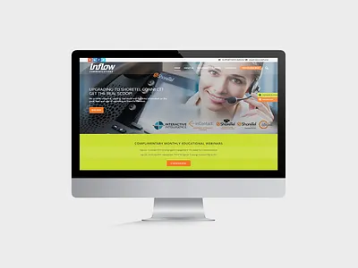 Inflow Communications Website Design design wordpress