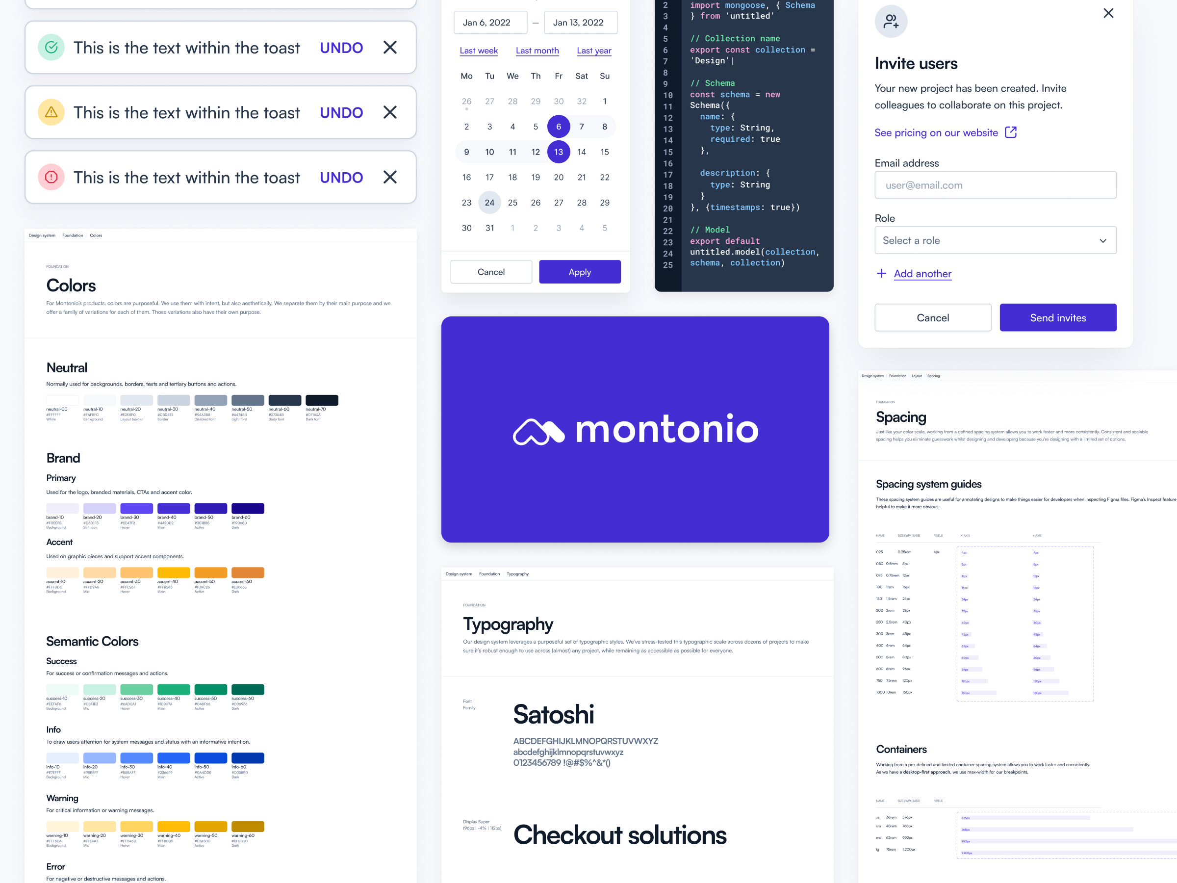 Example of Montonio Design System