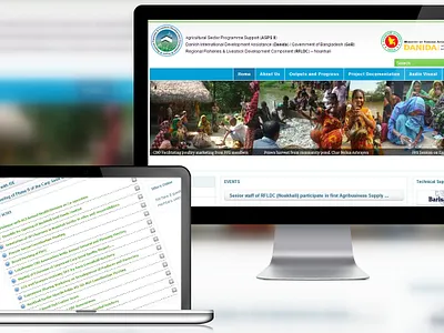 DANIDA Noakhali Web Design ui web design wordpress